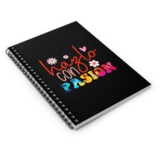 Hazlo Con Pasion Spiral Notebook  Journal  Diary
