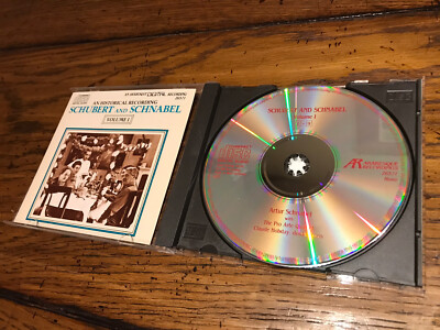 (6) SCHUBERT and SCHNABEL Volume 1 CD Arabesque Z6571 Pro Arte Quartet