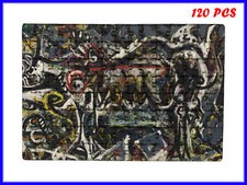 Jackson Pollock - The She-Wolf Art Paint - 120 Piece Jigsaw Puzzle