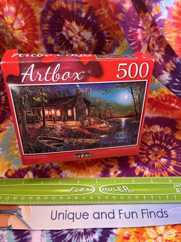 Artbox 500 Piece CraZArt Jigsaw Puzzle After Dark - Picture 4 of 7