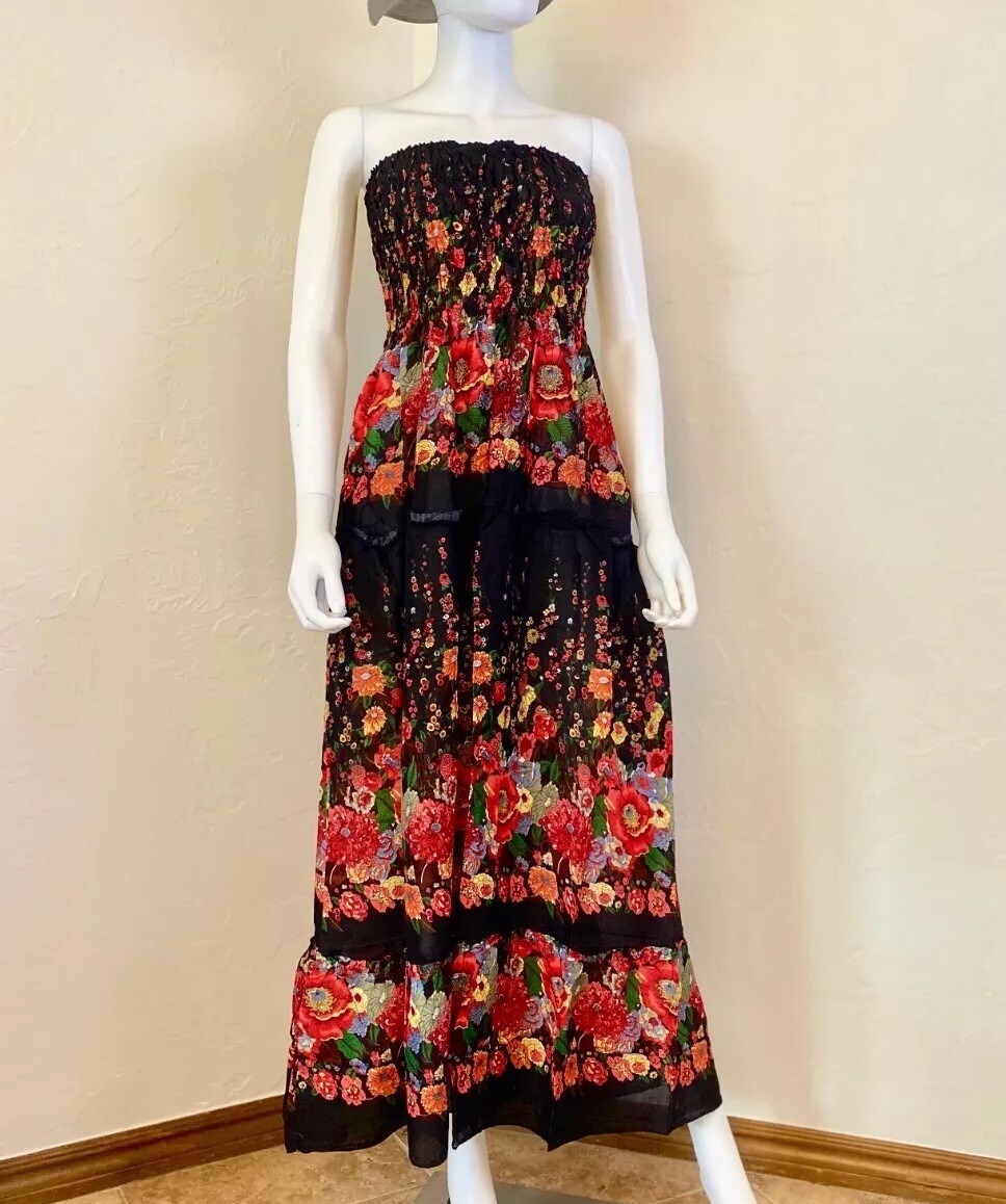 hippie backless halter dress Cipriana Backless Halter Maxi Dress Floral Pink main image 1