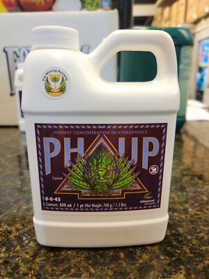 Advanced Nutrients - Ph Up - 500 Ml - raises ph level 0-0-38 concentrated liquid