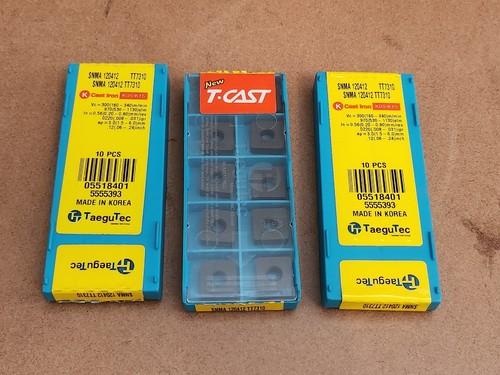 (10 piezas) Insertos de carburo TAEGUTEC 5555393 SNMA 120412 TT7310 para hierro fundido - Imagen 4 de 5
