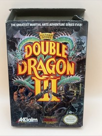 Double Dragon III 3: The Sacred Stones Aut&eacute;ntico Nintendo NES CASI NUEVO - &iexcl;CIB!