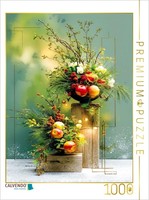 Calvendo Puzzle Winter Light Shaped | 1000 Pieces, Finished Size 25.2 × 18.9 In