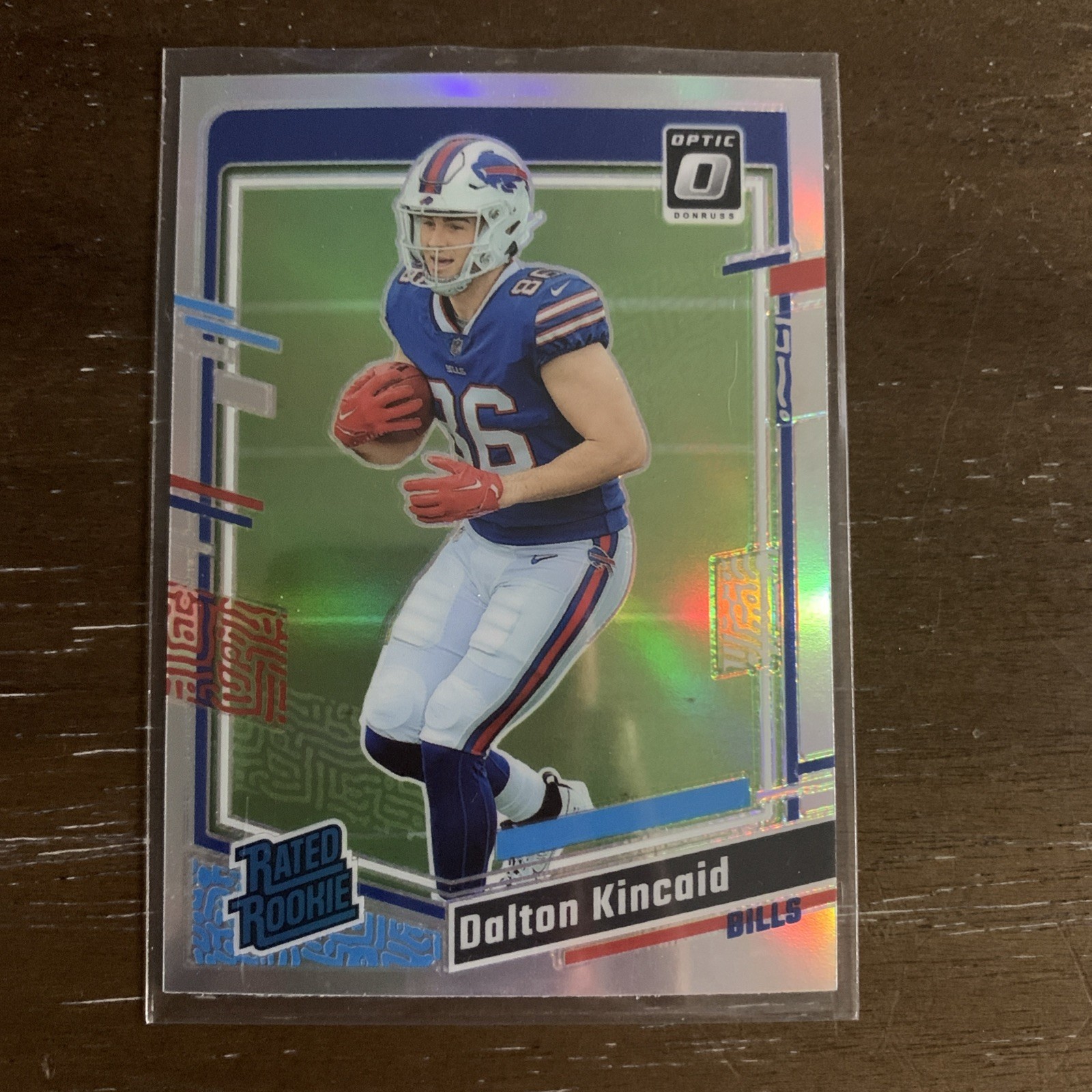 2023 Panini Donruss Optic - Rated Rookie Dalton Kincaid #211 Holo Prizm (RC)