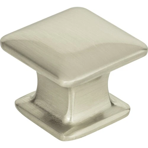 Atlas 322-BRN Alcott Square Knob 1 1/4 Inch - Brushed Nickel - Picture 1 of 2