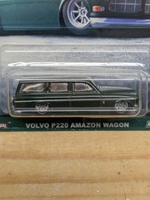 Hot Wheels Car Culture Fast Wagons 1:64 Volvo P220 Amazon Wagon Green Diecast