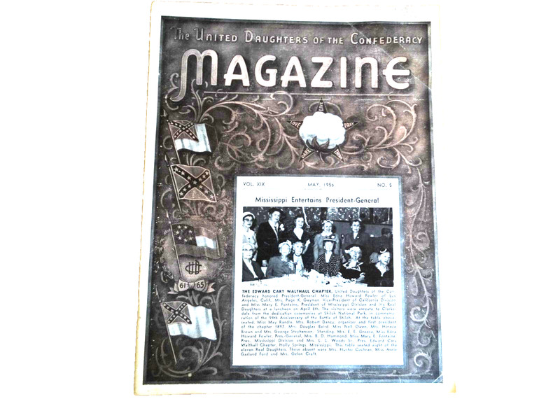 United Daughters of the Confederacy Magazine – May 1956