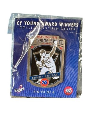 Sandy Koufax Dodgers Cy Young Award Winners Pin UNOCAL 76 Limited Edition Rare