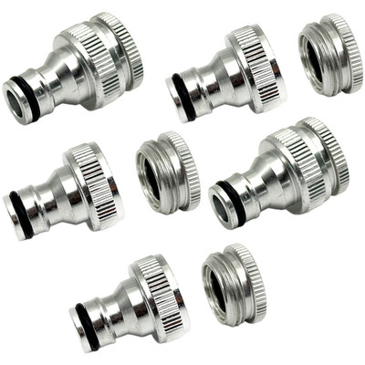 Gartenschlauch Gewinde Adapter Aluminiumlegierung 1/2 Zoll auf 3/4 Zoll für Was