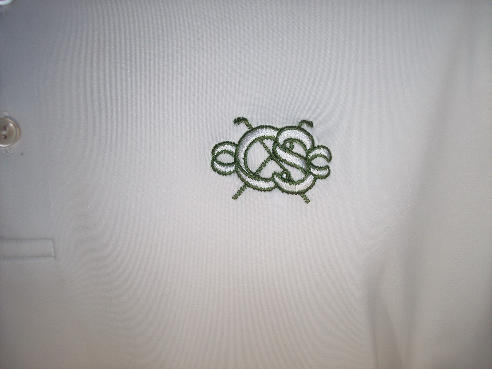 Peter Millar Large White Performance Golf Shirt C… - image 3