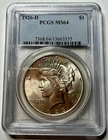 1926 P Peace Silver Dollar $1 PCGS MS64