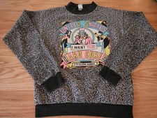Vintage Boys 90's TG Skateboarder Skateboarding Neon Sweatshirt 14/16 Graphic