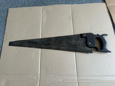 Vintage Split Nut Tyzack & Turner 22” Hand Saw & Nib 8 tpi 1860s