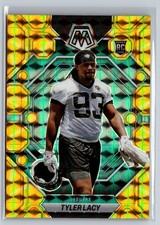 2023 Panini Mosaic #370 Tyler Lacy Reactive Yellow Mosaic Jacksonville Jaguars