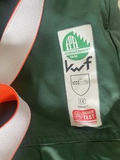 Motorsägenhose Latzhose, Größe 56, Klasse 1 Schnittschutz