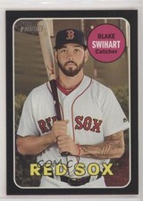 2018 Topps Heritage High Number Black Border /50 Blake Swihart #531 0x1