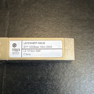 Integra Optics LX1310-SFP-10K-IO 1000Base 10km 1310nm SFP Duplex LC Module