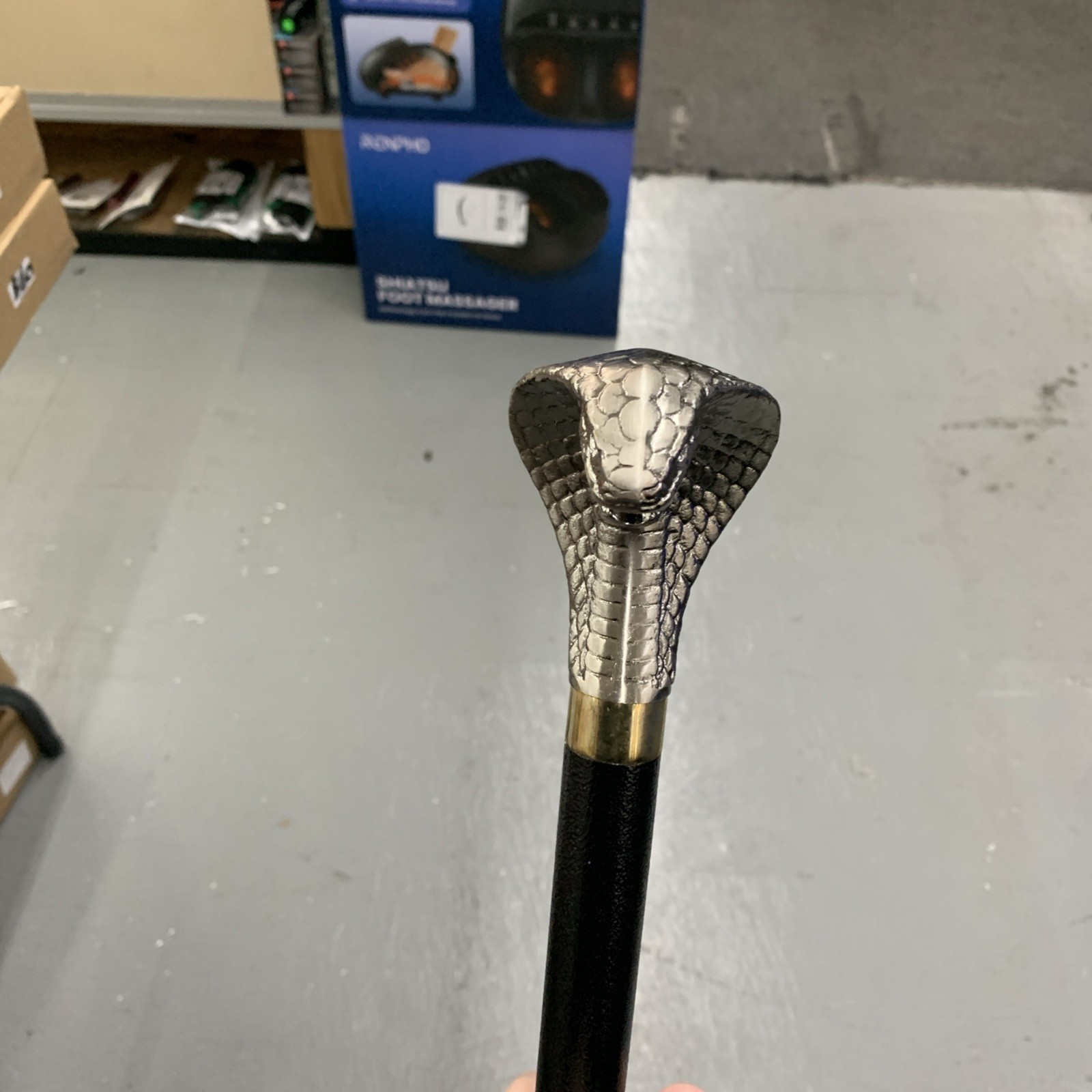 COBRA SNAKE HEAD CANE Walking Stick Canes Vintage BRAND NEW FREE SHIPPING