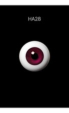 MSD SD doll glass Eyes D - Basic 14mm Glass Eye HA28 N5-5-1 wine color