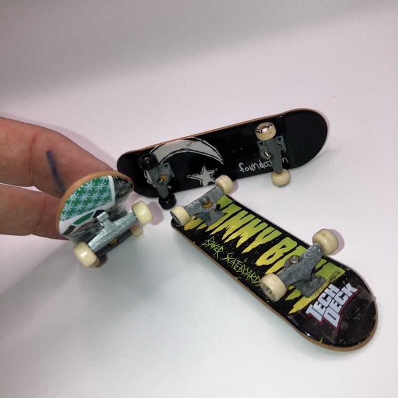 Vintage 96MM XClassics Tech Deck Fingerboard Lot Foundation Alien Workshop Baker