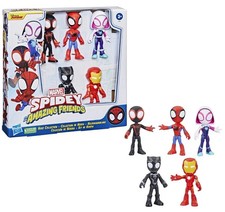 Marvel Spidey  His Amazing Friends Hero Collection Action Figure 5-Pack