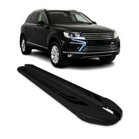 Trittbretter Seitenschweller Seitenbretter FüR VW Touareg 2010-2018 Alu Schwarz