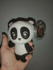 Na Na Na Surprise Panda Plush MGA Entertainment Black White Stuffed Animal 4.5in