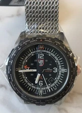 Luminox Bear Grylls Survival Air 3762 GMT 45mm Silver Stainless Steel Case...