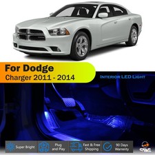 19 X For 2011 - 2014 Dodge Charger Interior Led Lights Bulb Package Kit - Blue 19 X For 2011 - 2014 Dodge Charger Interior Led Lights Bulb Package Kit - Blue