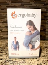 Ergobaby Embrace Cozy Newborn Baby Carrier Oxford Blue