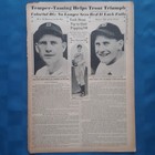 Detroit  Tigers Baseball 1944 Paul Dizzie Trout Tiger Stadium — photo 1