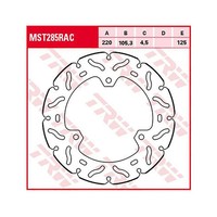 TRW Bremsscheibe (FüR: Yamaha MT-03 ABS RH07 16-17 Hinten )
