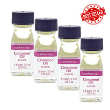 Cinnamon Oil Flavoring 4 Pack 1 Dram 3.7 mL F...