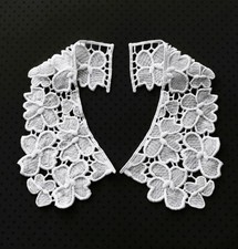 White Lace Collar, Dress Making, Lace Trimmings, Edging