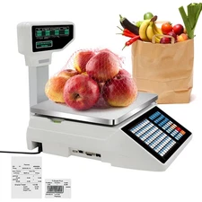 Digital Label Printing Computing Scale Price Market Thermal Printer Food Scale