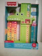 Fisher Price Adding Alligator Preschool Educational Toy with Stacking Blocks-NEW