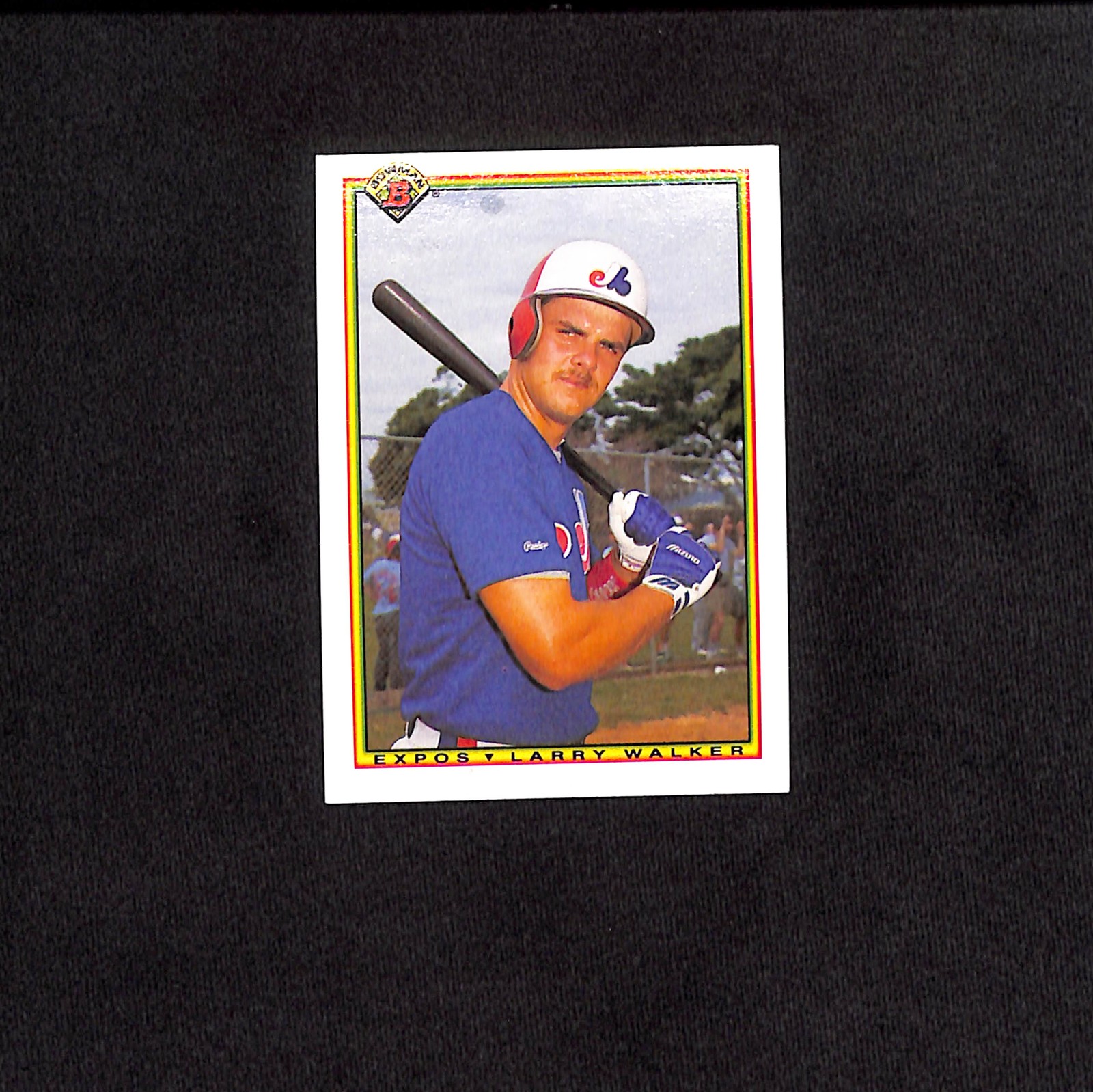 Larry Walker 1990 Bowman - #117 Montreal Expos RC