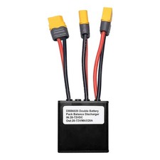 Electric Bike Dual Battery Discharge Converter 20-72V DC 20A, Black