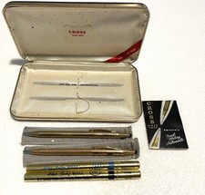 Vintage Cross Century 14K Gold-Filled Pen Pencil Set Box