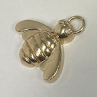Vintage BOCK Solid 14K Yellow Gold Diamond Bee Pendant 3.7 Grams — photo 8