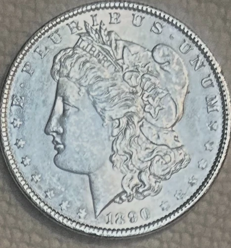 1890 P Morgan Super luster BU very nice, no shipping, no reserve Sigma tested ++