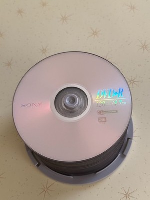 Sony DVD-R 4.7GB 120min 1-16x AccuCORE Recordable Media 56 Pack Spindle