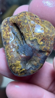 Lake Superior Banded Iron Formation Within Agate. Rare Beautiful Unique Water Wa