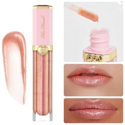 Too Faced Rich & Dazzling High-Shine Sparkling Lip Gloss in SUNSET CRUSH NEW