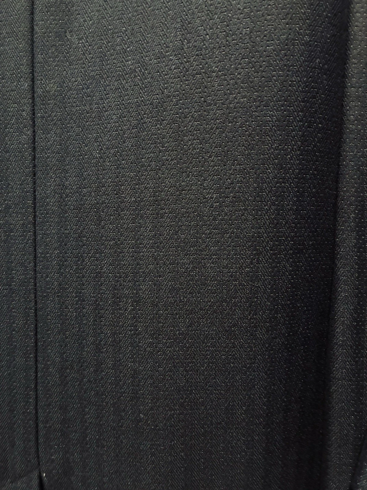 Burberry London Men's Navy Herringbone Long Lined Overcoat Coat Size 38 Reg image 9