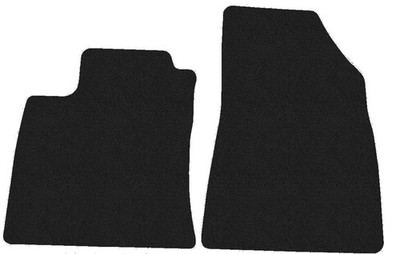 Vorne Fußmatten Velour Anthrazit für Mitsubishi Colt VII Hybride HEV H/B 2023- 
