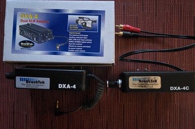 BeachTek DXA-4/4c Dual XLR Adapters for Sony Camcorders