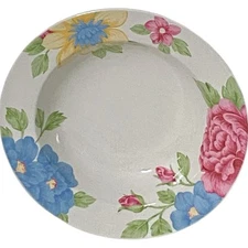 Tienshan Prima Rosa Rimmed Soup Bowl